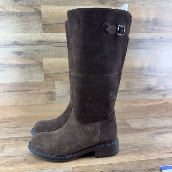Boemos Shoes - Boemos Boot Knee High Brown Suede Pull on Riding Womens EU 40/US9 Made I…